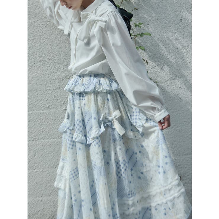 デコラティブリボンフレアスカート | merry jenny | 詳細画像2 
