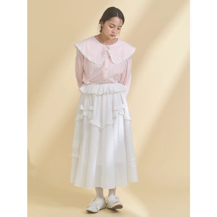 デコラティブリボンフレアスカート | merry jenny | 詳細画像21 