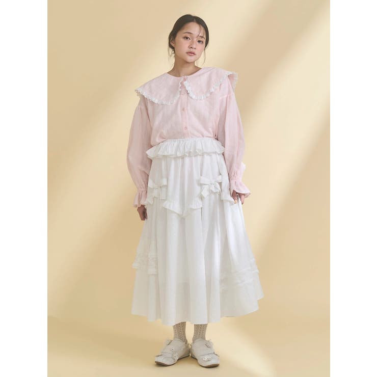 デコラティブリボンフレアスカート | merry jenny | 詳細画像22 