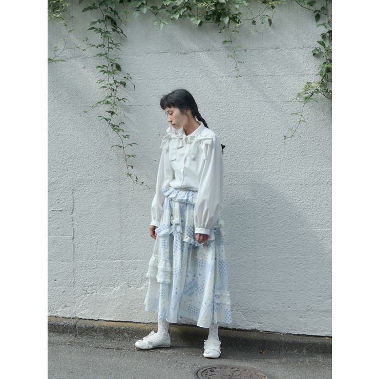 デコラティブリボンフレアスカート | merry jenny | 詳細画像3 