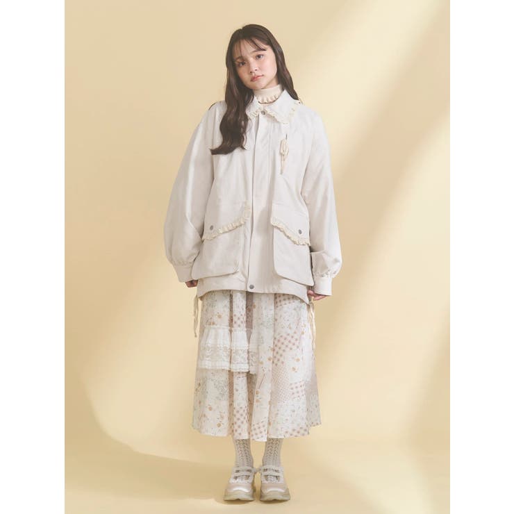 デコラティブリボンフレアスカート | merry jenny | 詳細画像31 