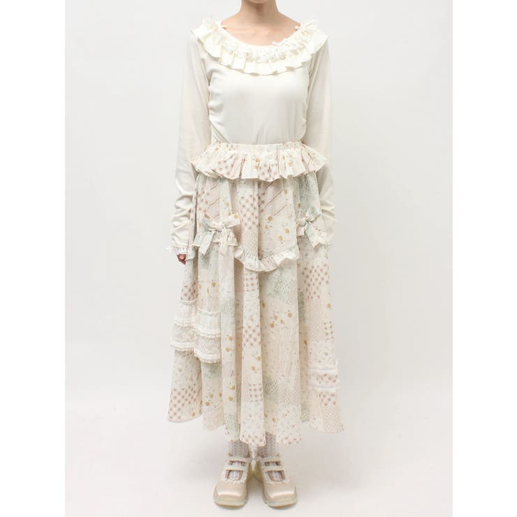 デコラティブリボンフレアスカート | merry jenny | 詳細画像40 