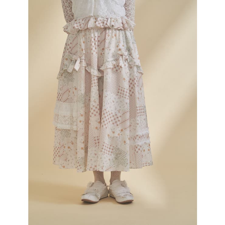 デコラティブリボンフレアスカート | merry jenny | 詳細画像6 