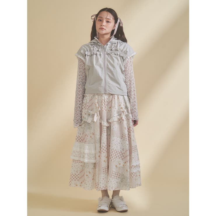 デコラティブリボンフレアスカート | merry jenny | 詳細画像8 