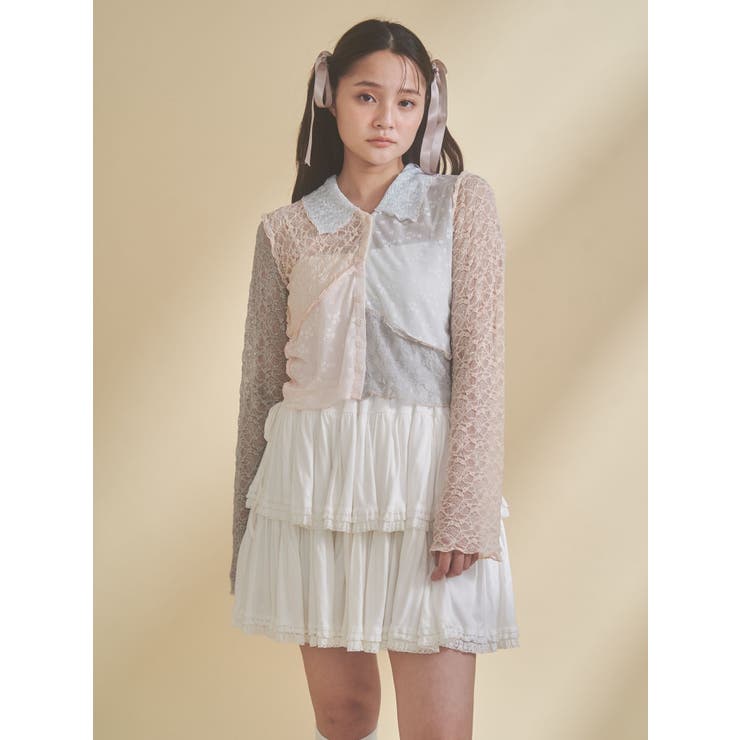 カットティアードミニスカート | merry jenny | 詳細画像20 