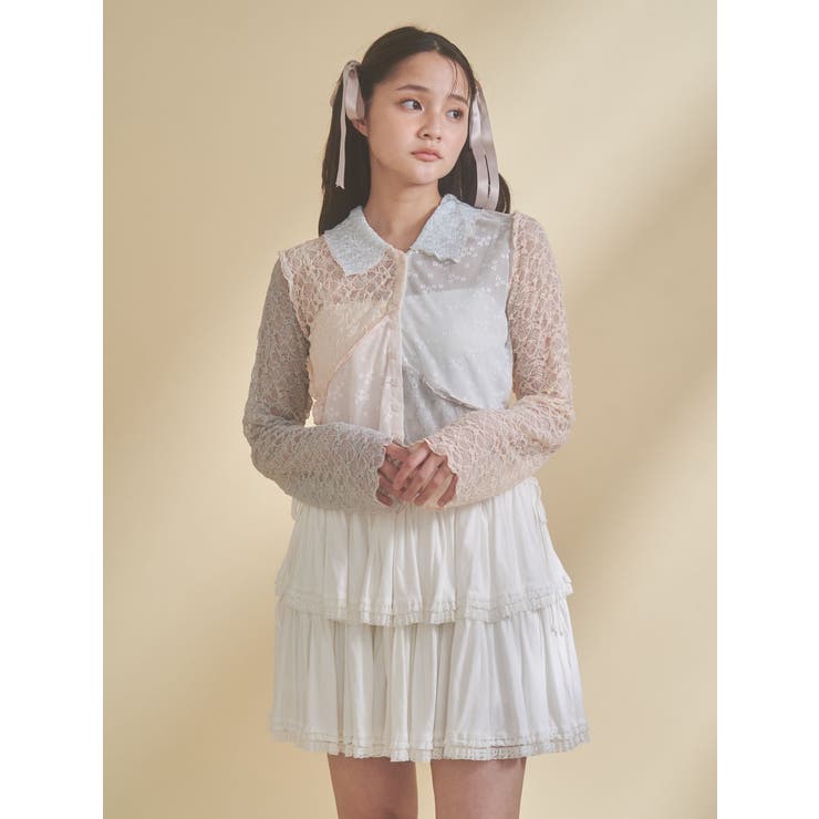 カットティアードミニスカート | merry jenny | 詳細画像21 