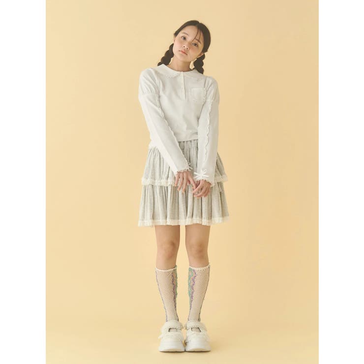 カットティアードミニスカート | merry jenny | 詳細画像31 