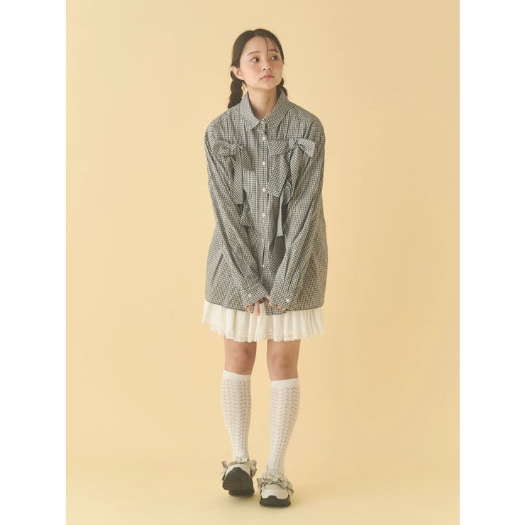 カットティアードミニスカート | merry jenny | 詳細画像34 