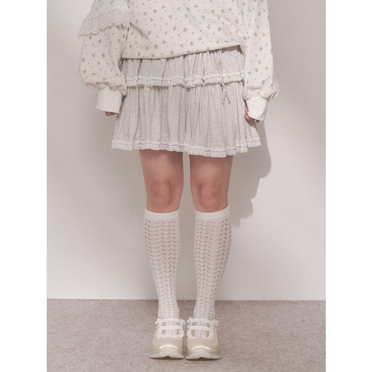 カットティアードミニスカート | merry jenny | 詳細画像8 