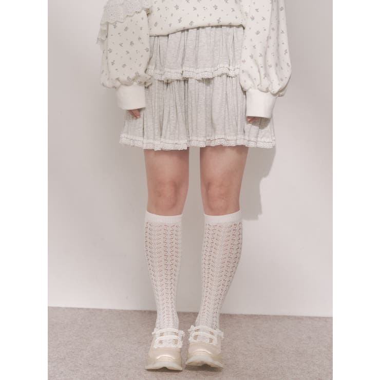 カットティアードミニスカート | merry jenny | 詳細画像9 