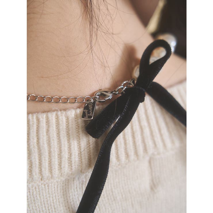 ribbon pearl choker | merry jenny | 詳細画像7 