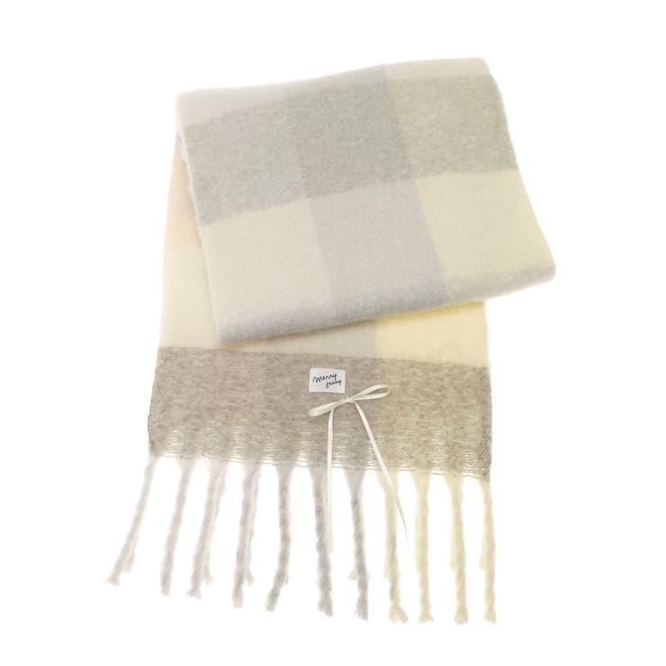 fluffy ribbonチェックマフラー | merry jenny | 詳細画像23 