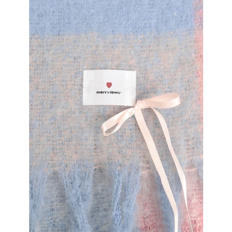 fluffy ribbonチェックマフラー | merry jenny | 詳細画像26 