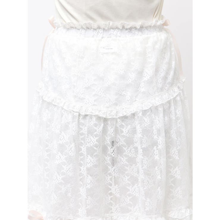 シアーレースフレアスカート | merry jenny | 詳細画像30 