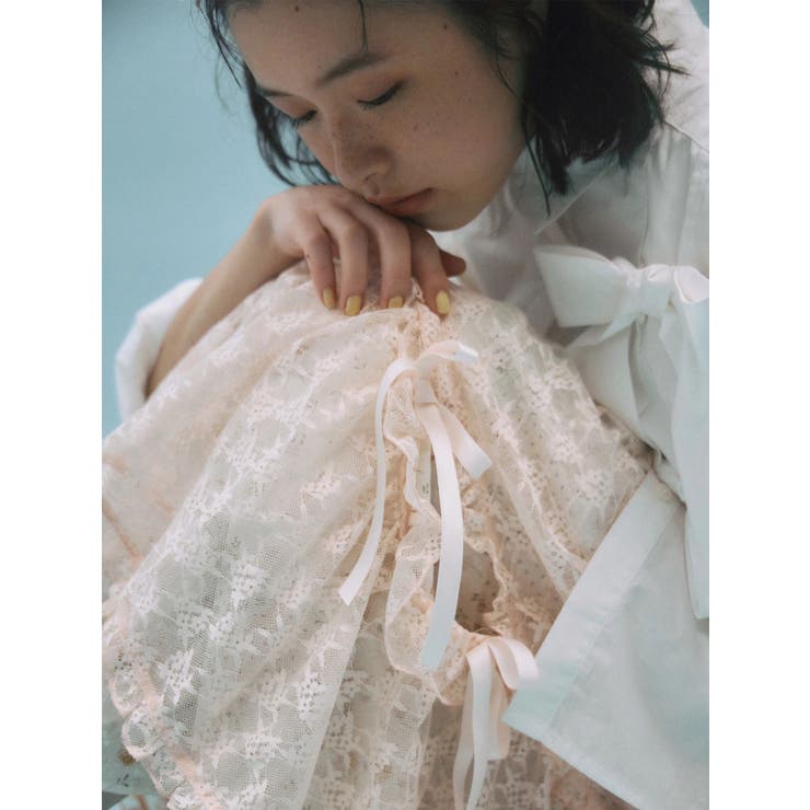 シアーレースフレアスカート | merry jenny | 詳細画像6 