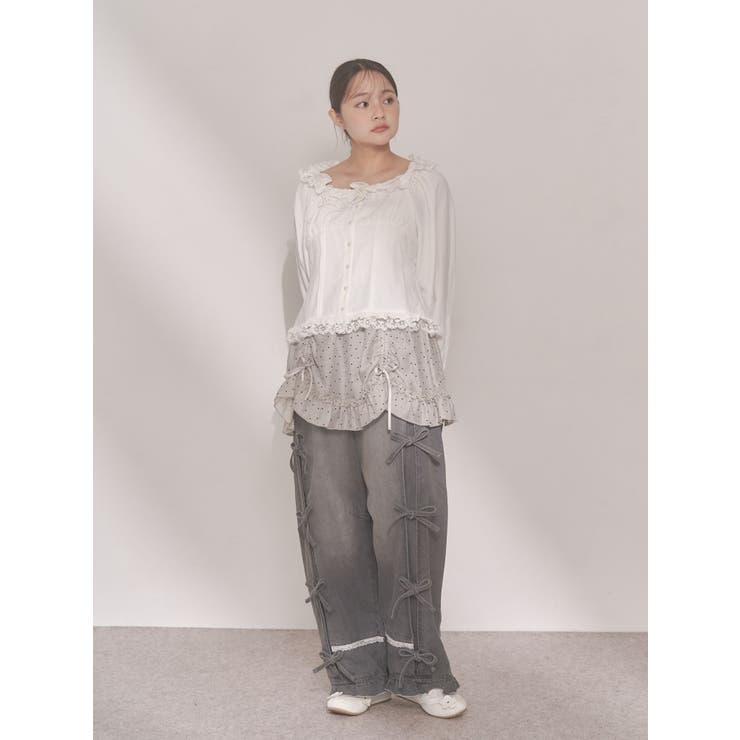 airy lace apron | merry jenny | 詳細画像12 