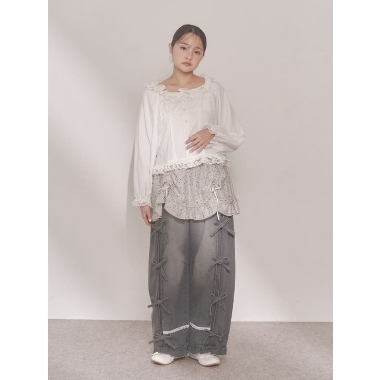 airy lace apron | merry jenny | 詳細画像13 