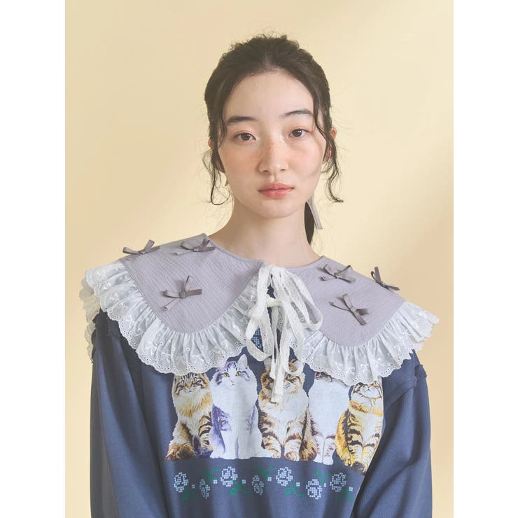 ラベンダー | remakish big collar | merry jenny