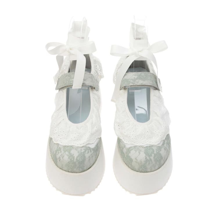 フリルレースアップ厚底スニーカー | merry jenny | 詳細画像14 