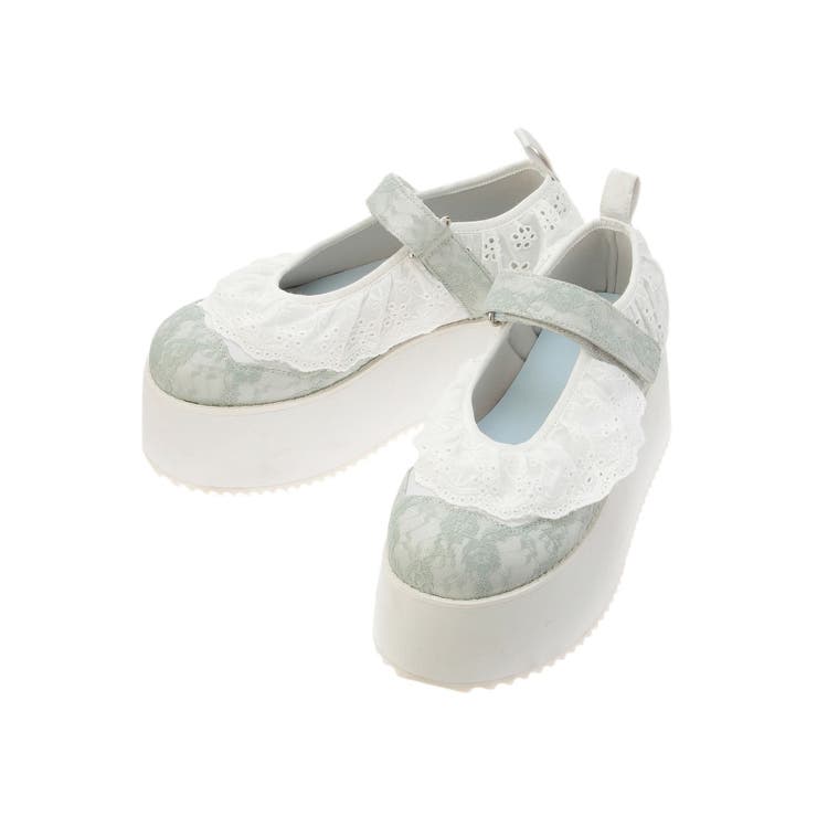 フリルレースアップ厚底スニーカー | merry jenny | 詳細画像19 