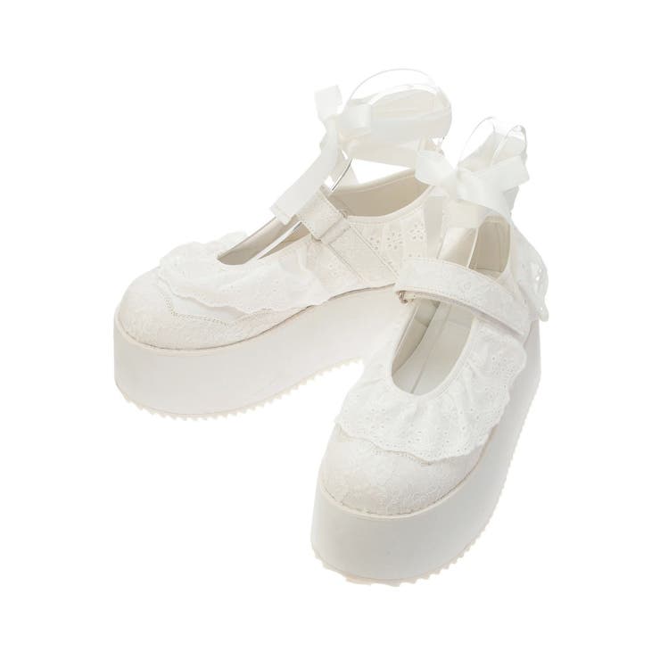 フリルレースアップ厚底スニーカー | merry jenny | 詳細画像20 