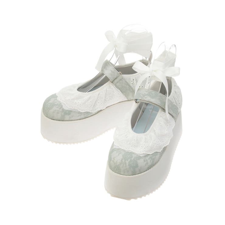 フリルレースアップ厚底スニーカー | merry jenny | 詳細画像21 