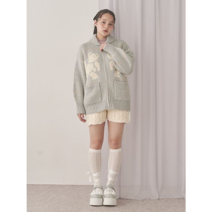 フリルレースアップ厚底スニーカー | merry jenny | 詳細画像7 