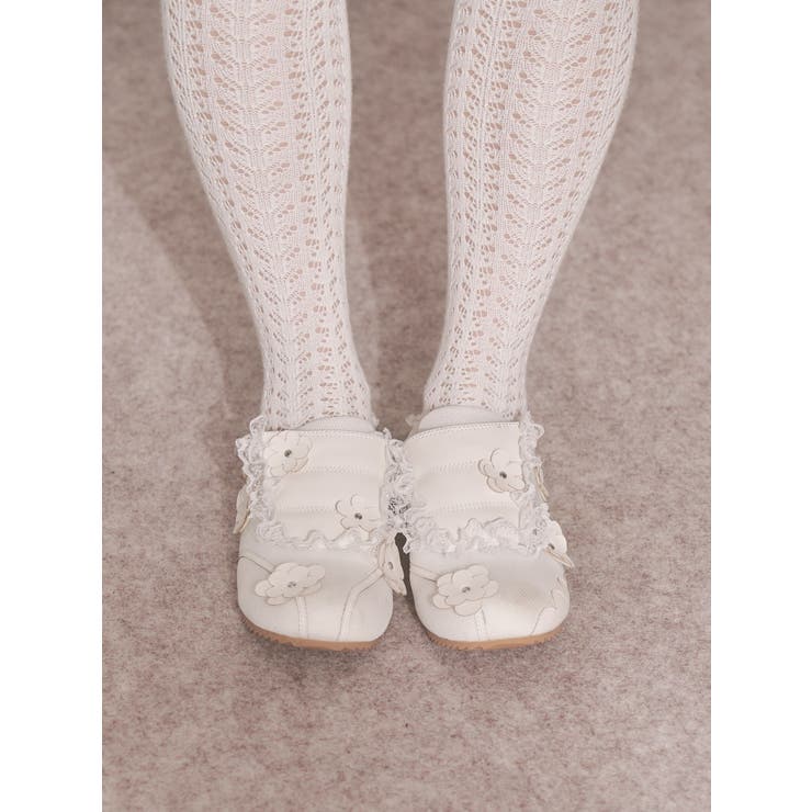 お花いっぱいフラットスニーカー | merry jenny | 詳細画像6 