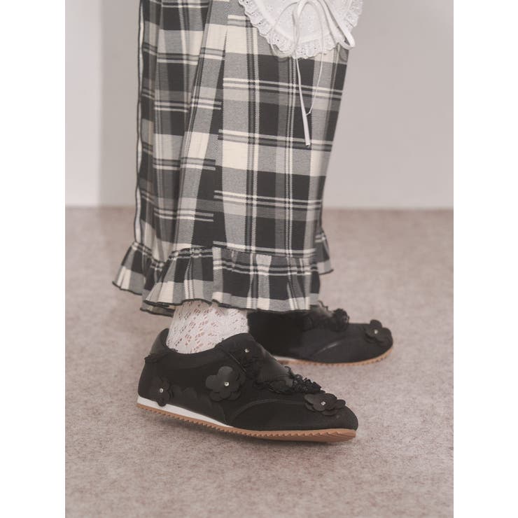 お花いっぱいフラットスニーカー | merry jenny | 詳細画像8 