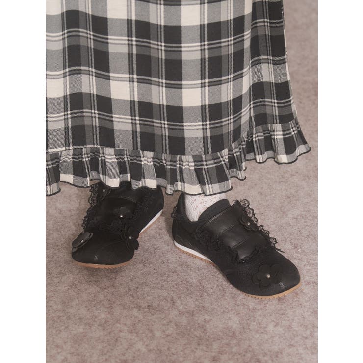 お花いっぱいフラットスニーカー | merry jenny | 詳細画像9 