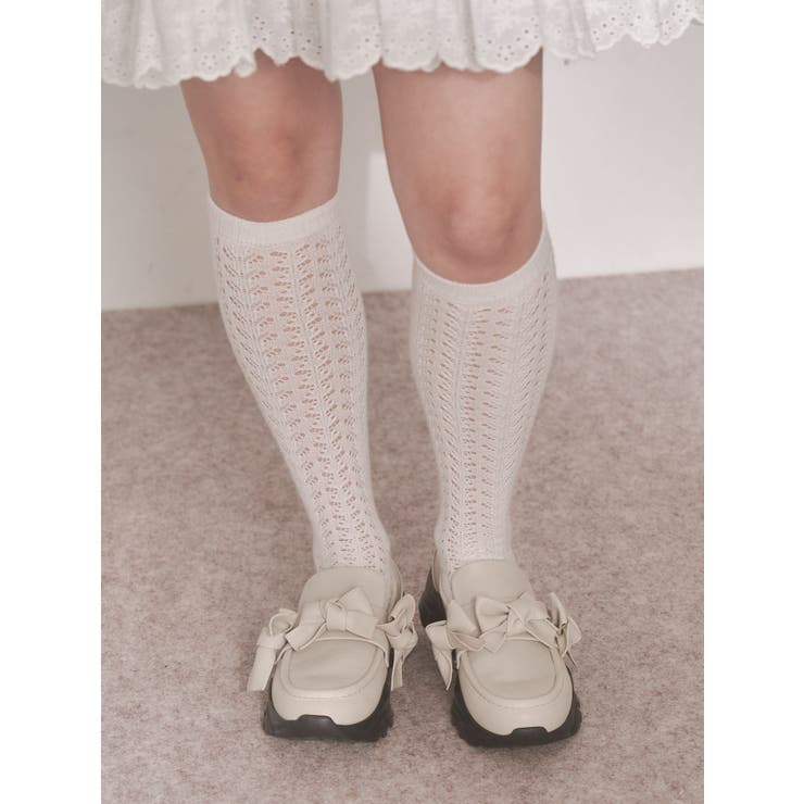 ribbonプラットフォームスニーカー | merry jenny | 詳細画像11 