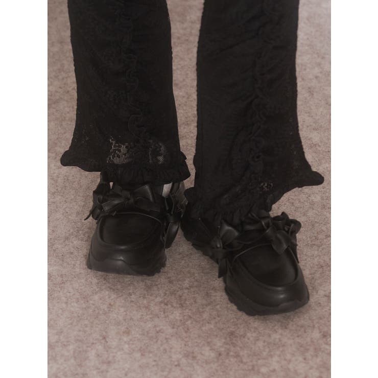 ribbonプラットフォームスニーカー | merry jenny | 詳細画像14 