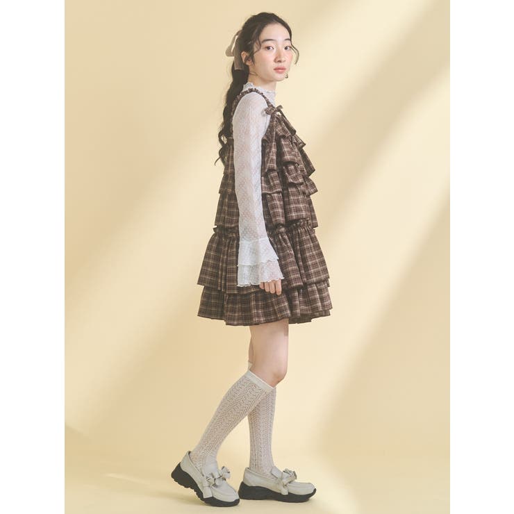 ribbonプラットフォームスニーカー | merry jenny | 詳細画像21 