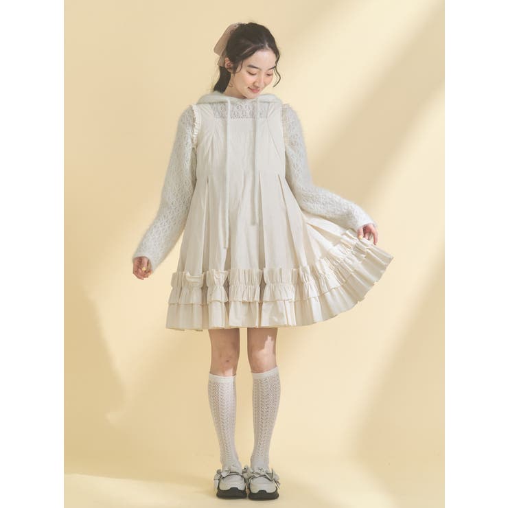 ribbonプラットフォームスニーカー | merry jenny | 詳細画像22 