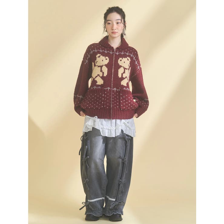 ribbonプラットフォームスニーカー | merry jenny | 詳細画像26 