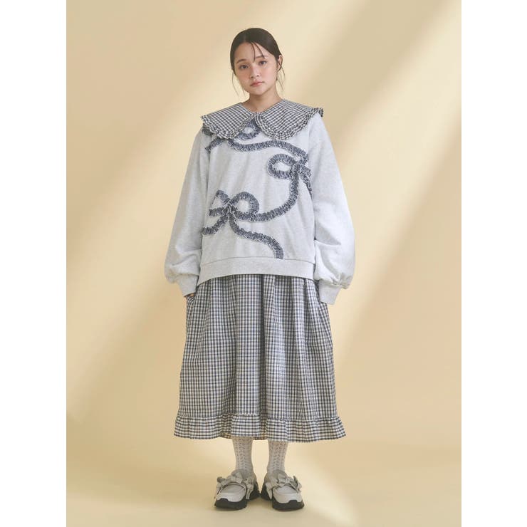 ribbonプラットフォームスニーカー | merry jenny | 詳細画像27 