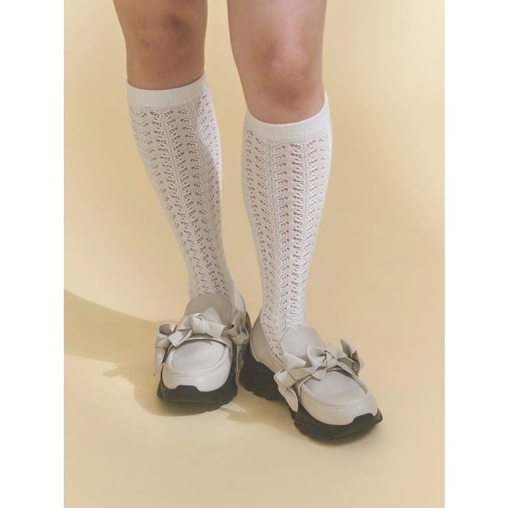 ribbonプラットフォームスニーカー | merry jenny | 詳細画像31 