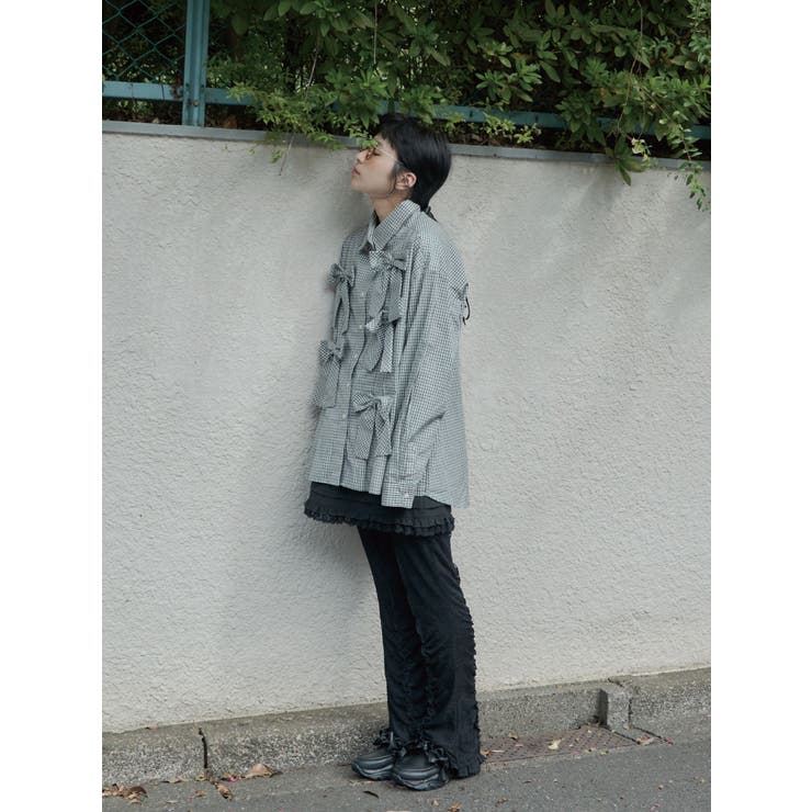 ribbonプラットフォームスニーカー | merry jenny | 詳細画像6 