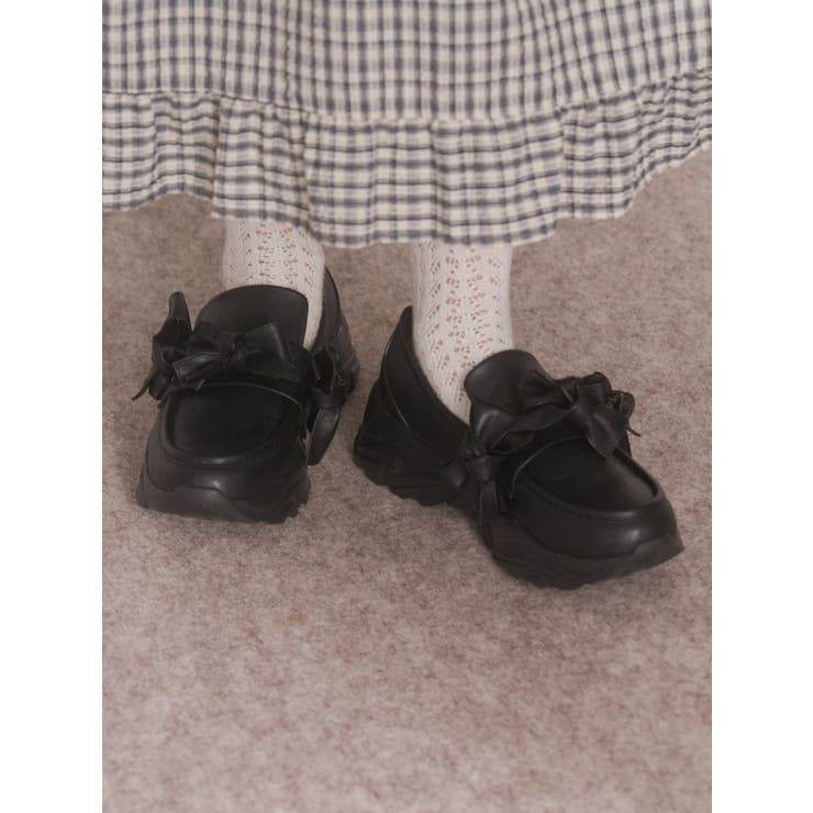 ribbonプラットフォームスニーカー | merry jenny | 詳細画像7 