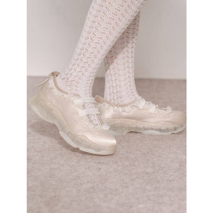 satin frill bandスニーカー | merry jenny | 詳細画像12 