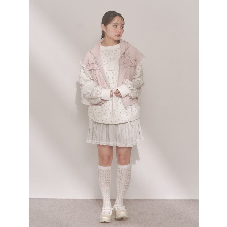 satin frill bandスニーカー | merry jenny | 詳細画像14 