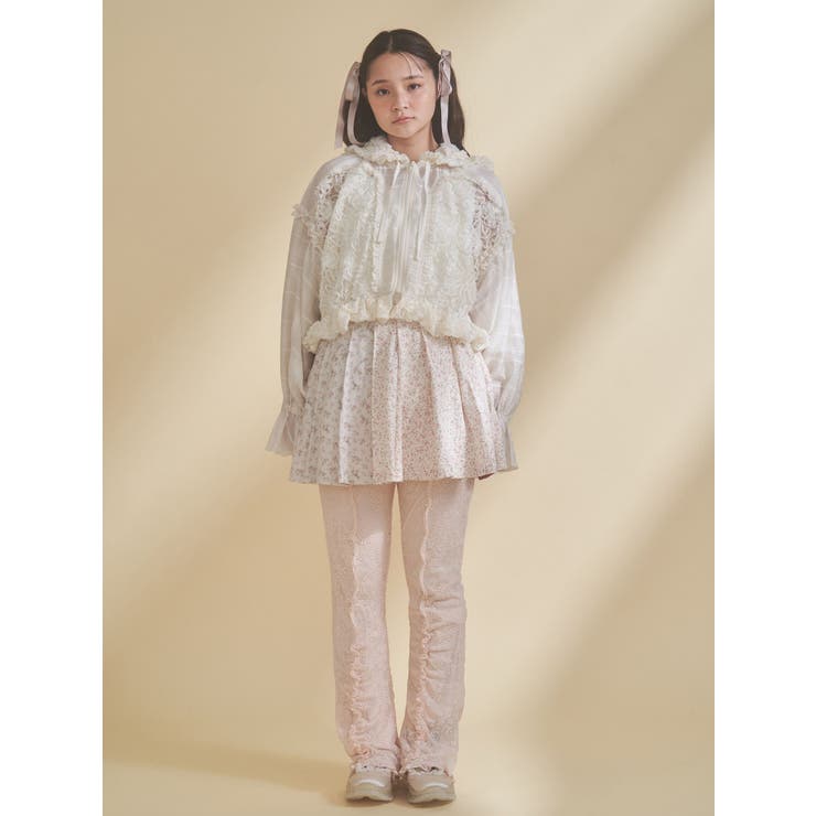 satin frill bandスニーカー | merry jenny | 詳細画像18 