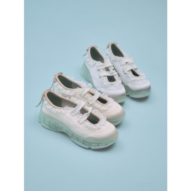 satin frill bandスニーカー | merry jenny | 詳細画像3 