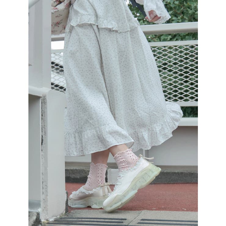 satin frill bandスニーカー | merry jenny | 詳細画像34 