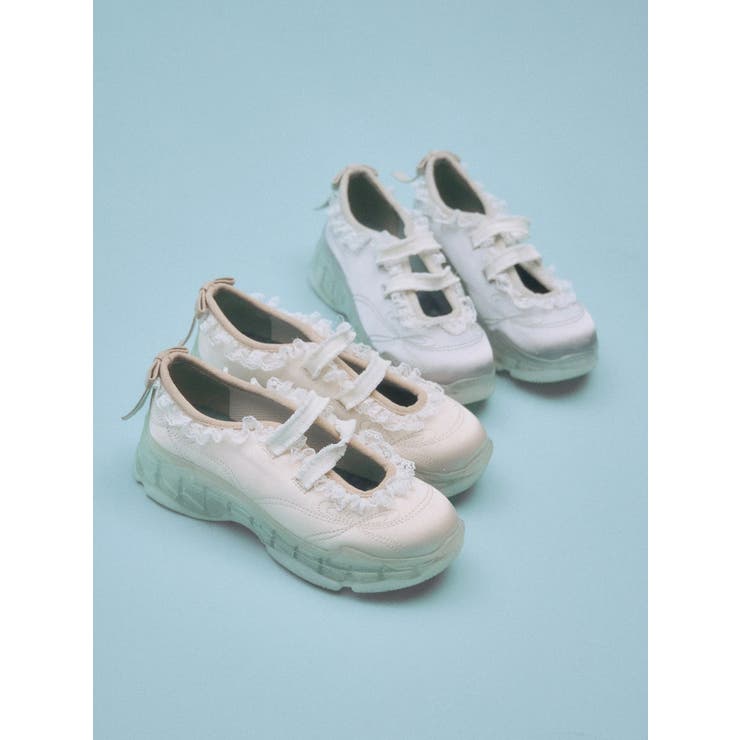 satin frill bandスニーカー | merry jenny | 詳細画像4 