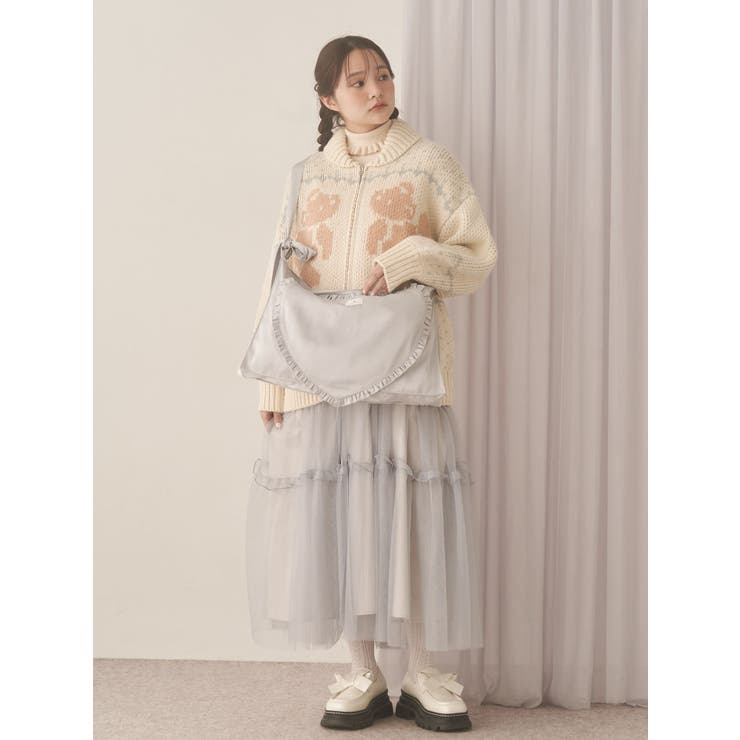 フリルハートショルダーバッグ | merry jenny | 詳細画像8 