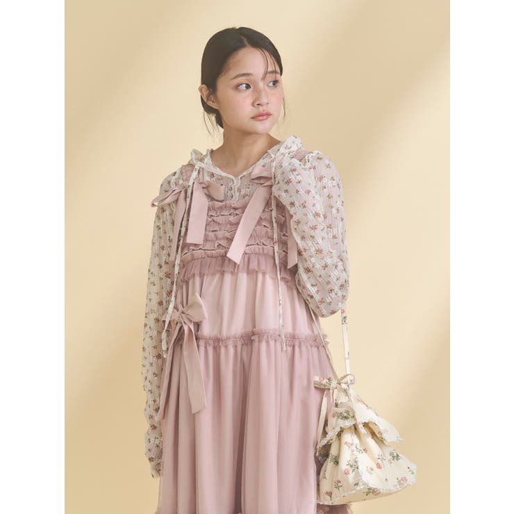 floral square pochette | merry jenny | 詳細画像6 