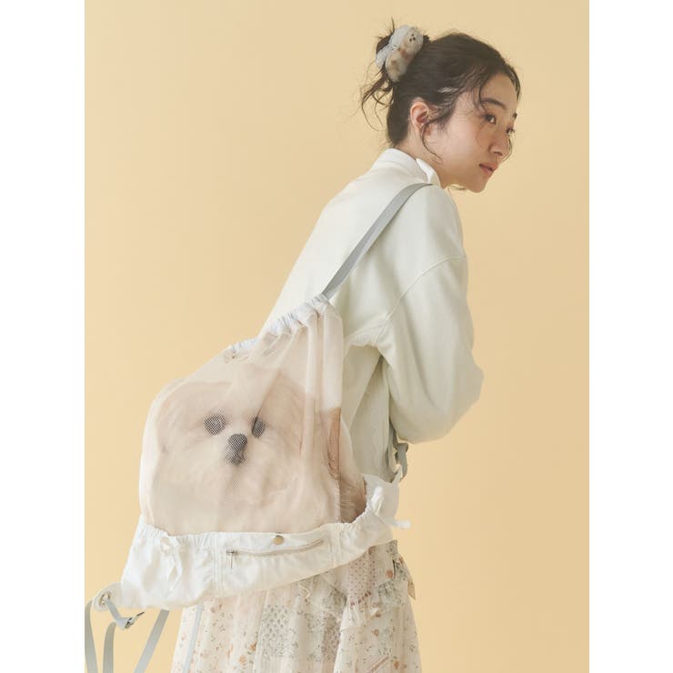 ど～んとモコゾウメッシュナップサック | merry jenny | 詳細画像1 