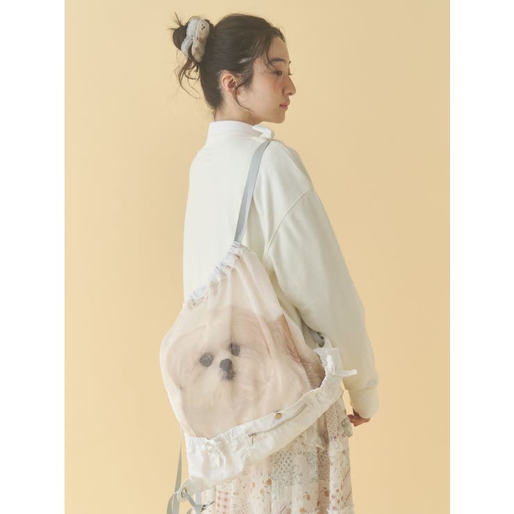 ど～んとモコゾウメッシュナップサック | merry jenny | 詳細画像4 