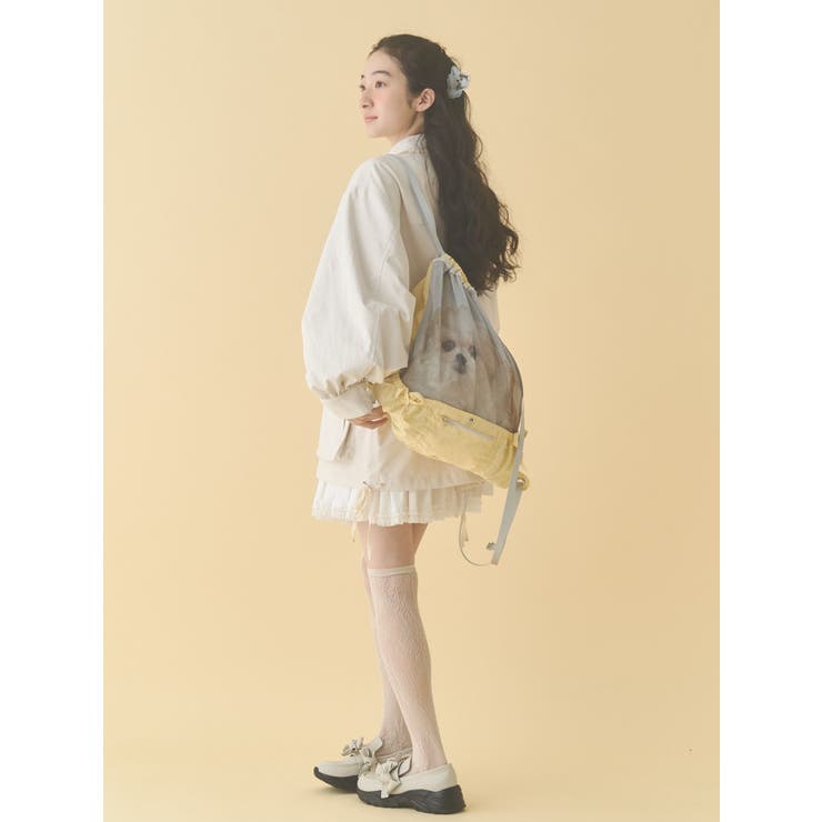 ど～んとモコゾウメッシュナップサック | merry jenny | 詳細画像8 